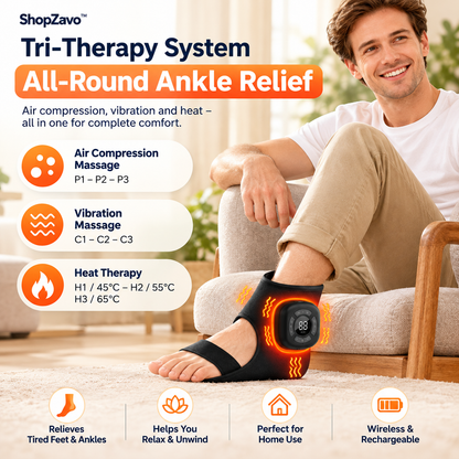 ShopZavo™ AirRelief Heated Foot & Ankle Massager
