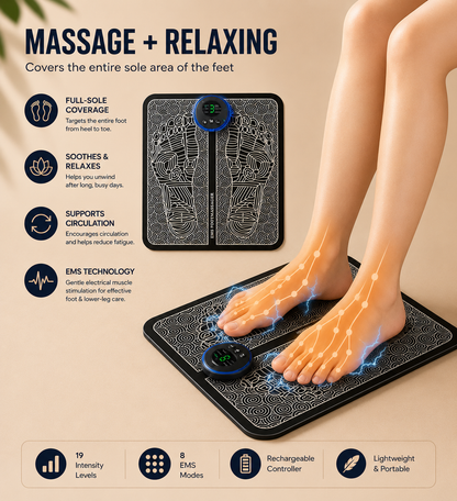 ShopZavo™ PulseStep EMS Foot & Leg Stimulator