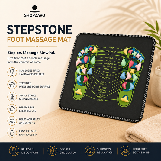 ShopZavo™ StepStone Foot Massage Mat