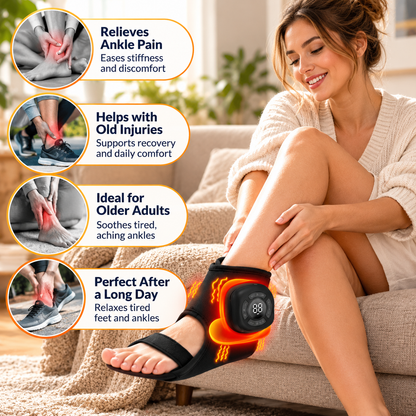 ShopZavo™ AirRelief Heated Foot & Ankle Massager